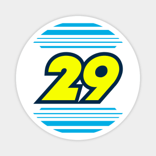 Blaine Perkins #29 2024 NASCAR Design Magnet